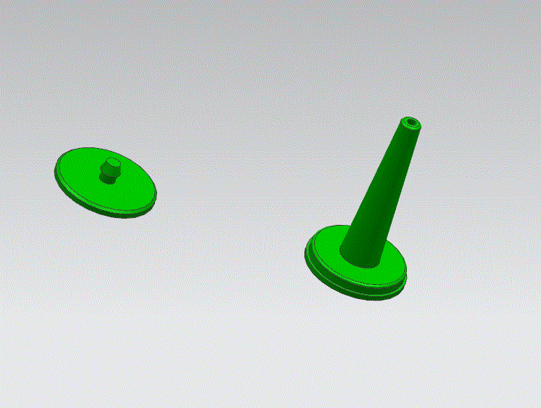 JJ3847-中心管件与盖件注射模注塑模具设计【含UG三维图】
