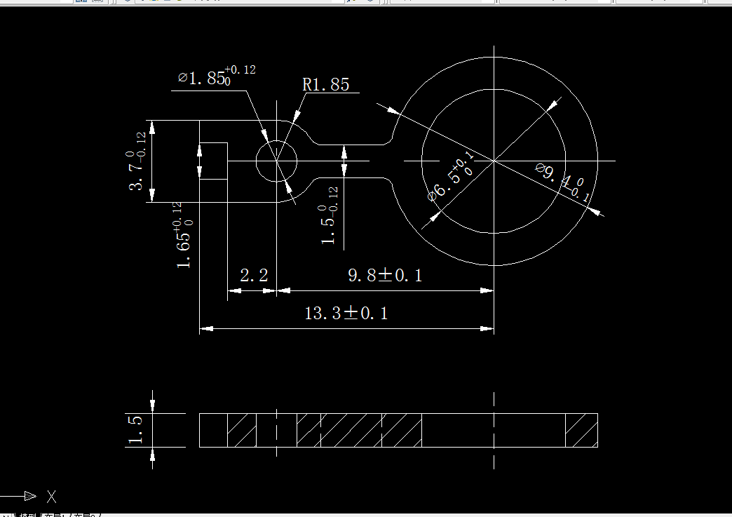 P243-引线片冲压工艺及级进模具设计