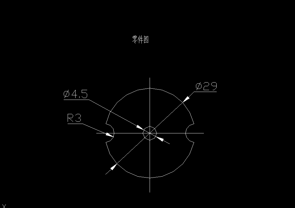 P285-带孔圆形垫板的冲压成形工艺与模具设计-外径29