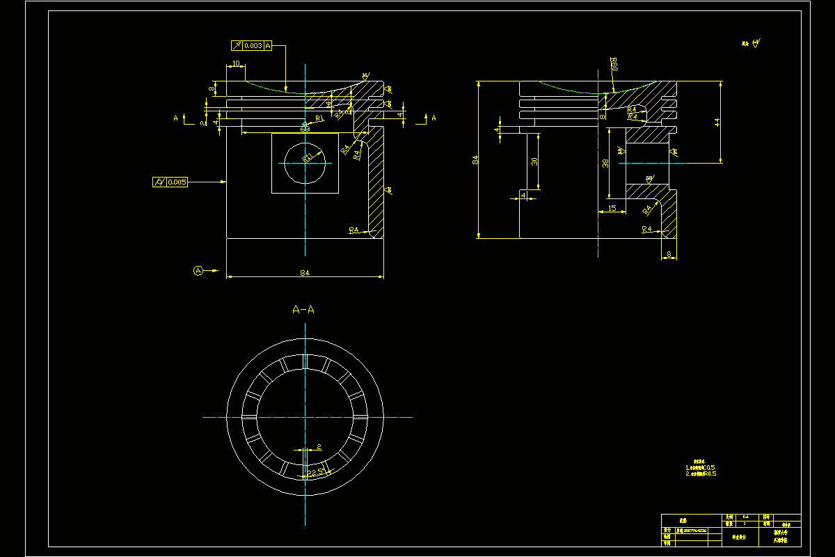 JJ3893-活塞加工及金属模设计