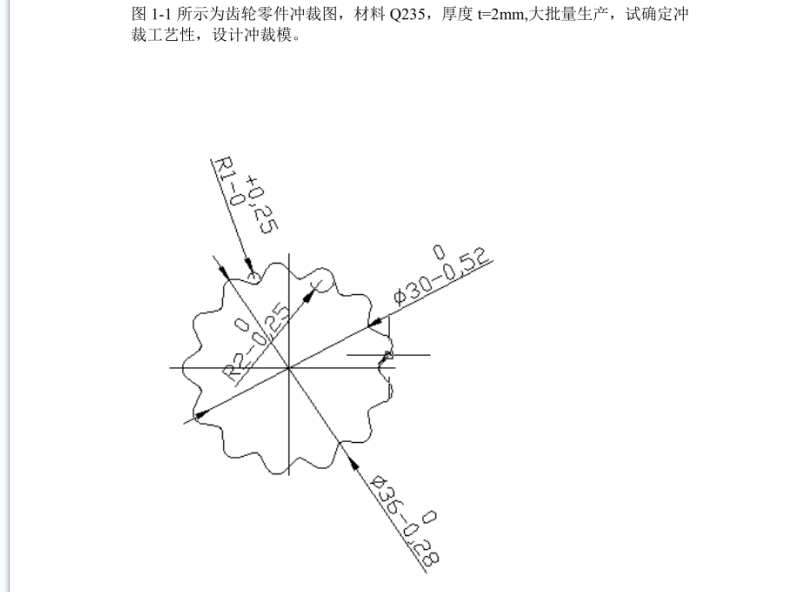 JJ3950-齿轮冲裁模具课程设计