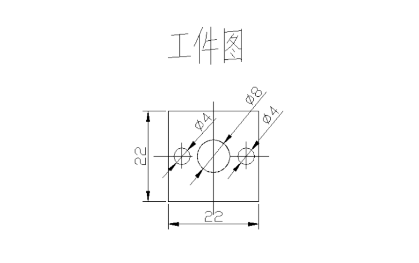 JJ4048-正方形垫片冲压模具设计-长22