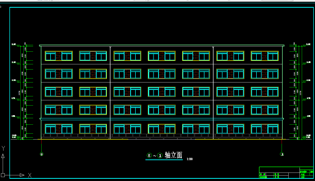 P211-五层框架结构高校行政办公楼设计【5020平米】