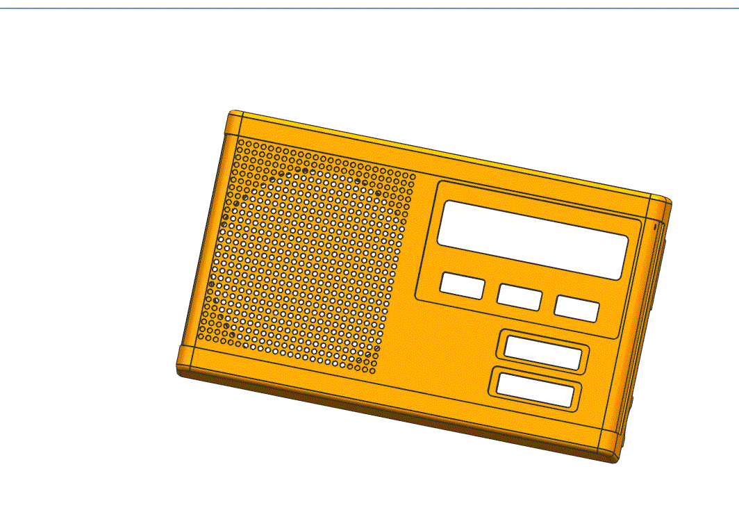 Z432-收音机面板壳注塑模具设计【含UG三维图】