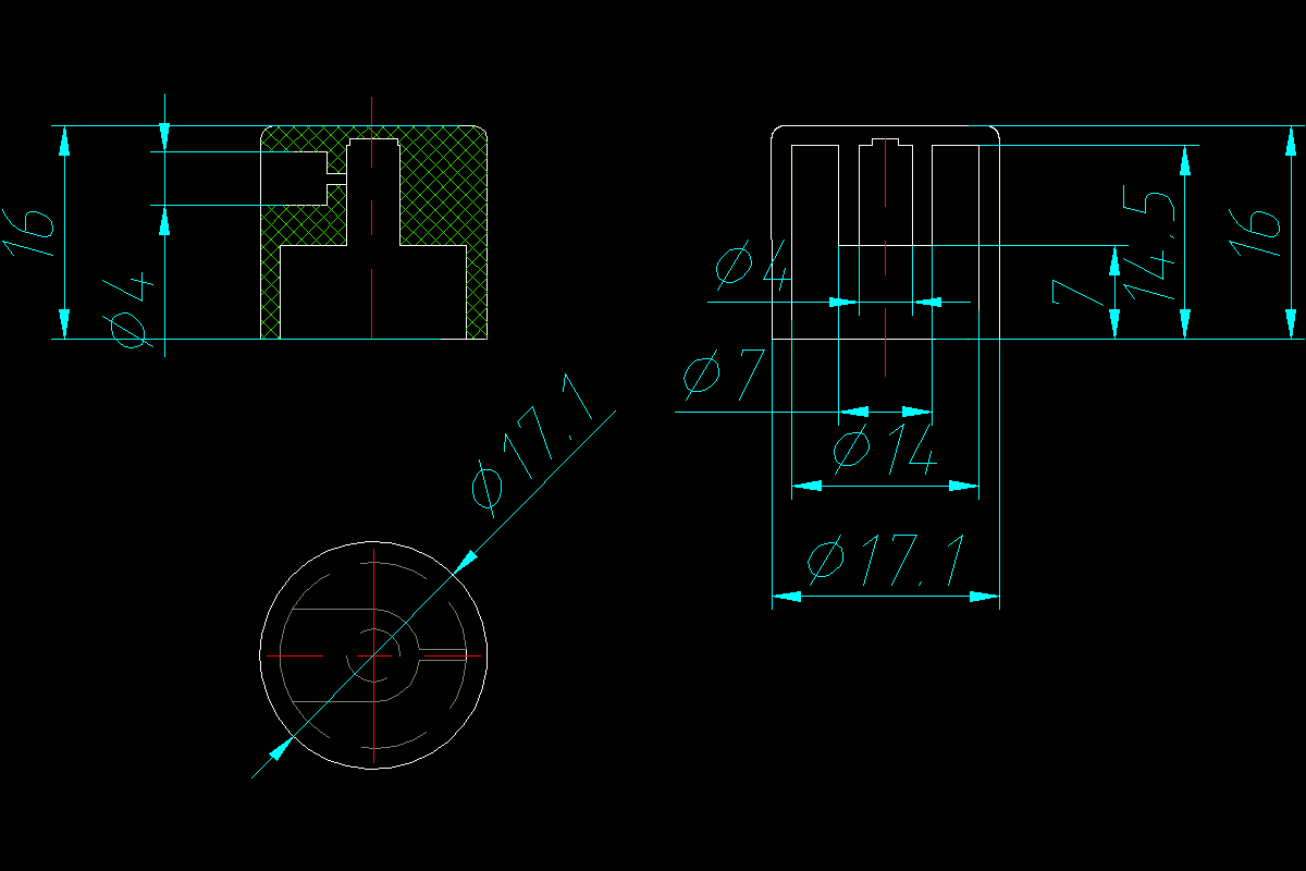 JJ4448-喷水壶嘴塑料模具设计