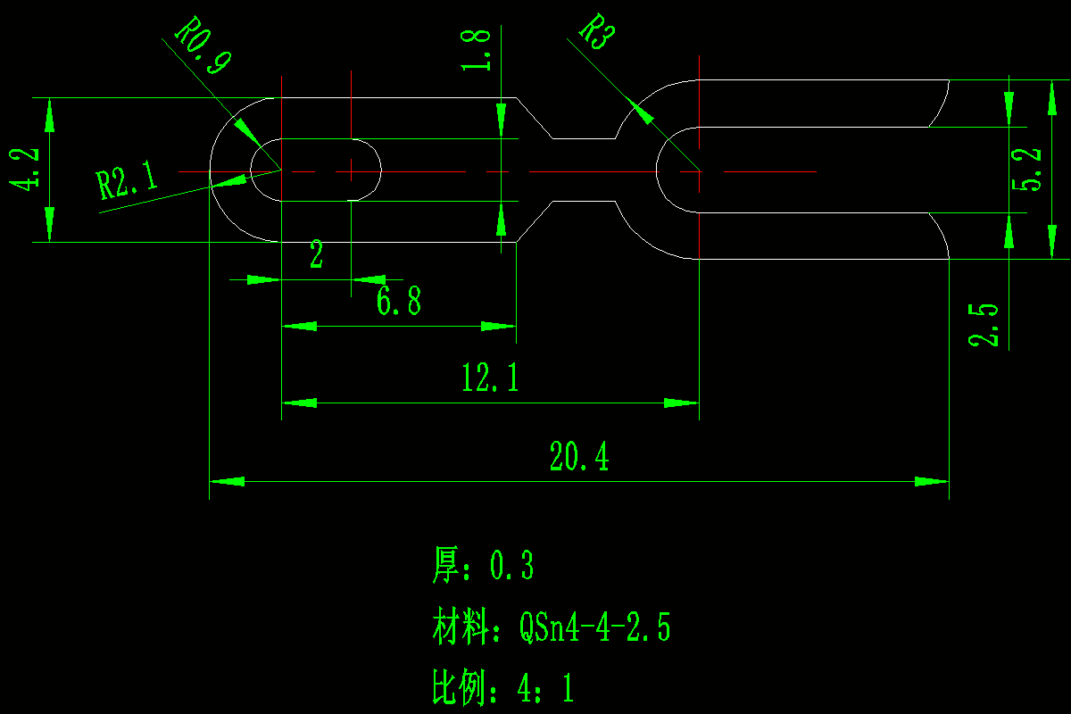 JJ4173-铜片冲压成形工艺及冲孔落料级进模模具设计【接触环、焊片、垫片长20.4】