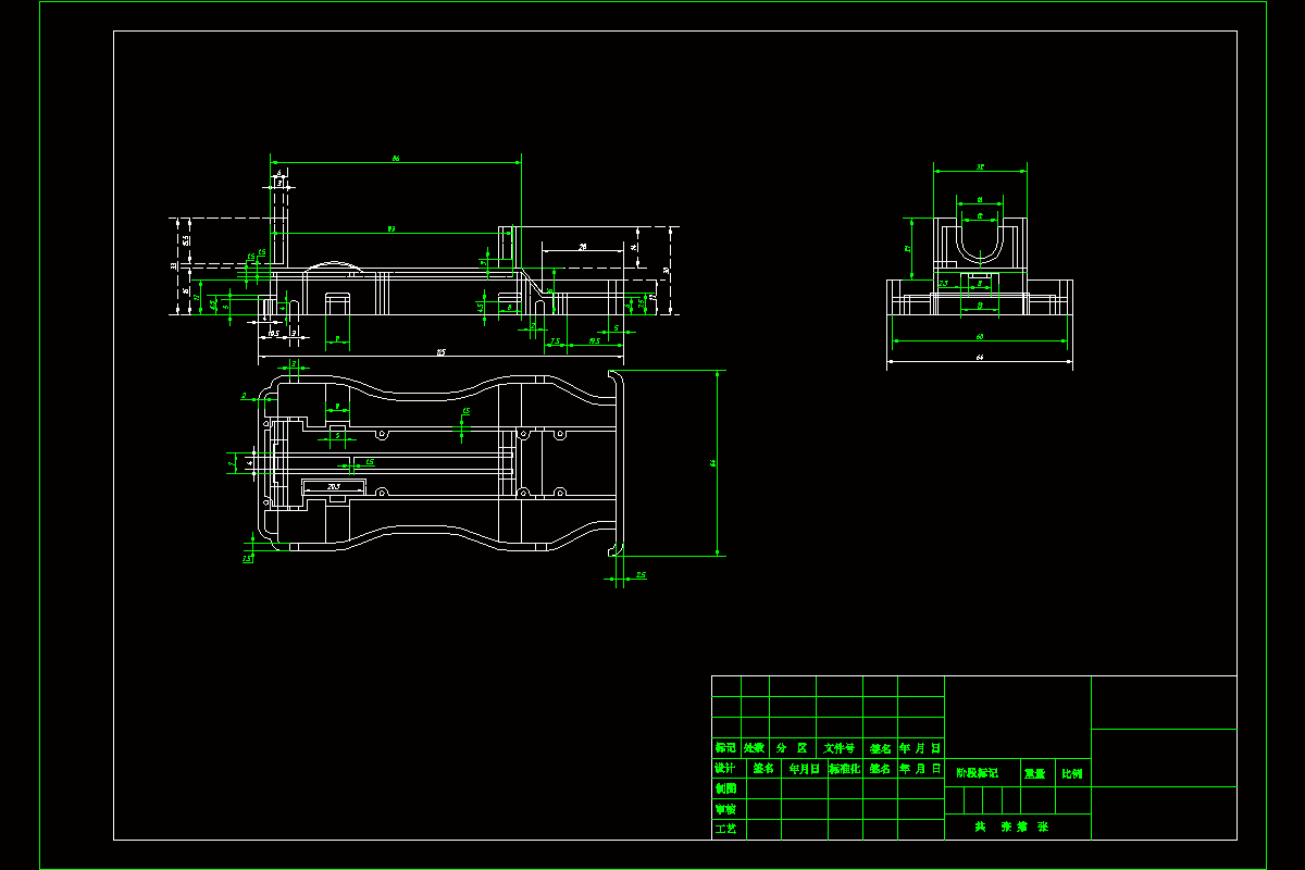 JJ4472-玩具车底盘塑料模具设计