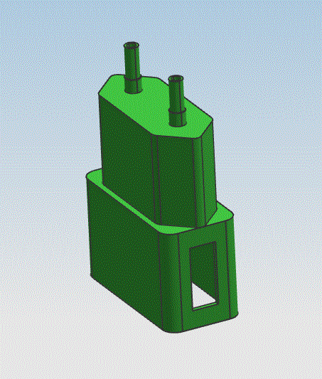 JJ4506-手机充电器插头外壳注塑模具设计【含UG三维图】