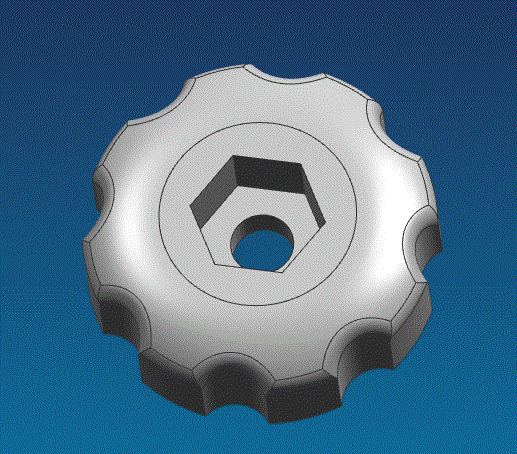 JJ4507-塑料旋钮注塑模具设计【含三维塑件图】