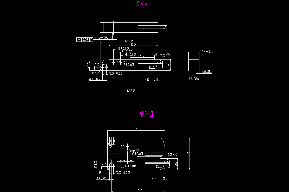 JJ4180-摇架压力分配杆冲压模具设计-2套模具