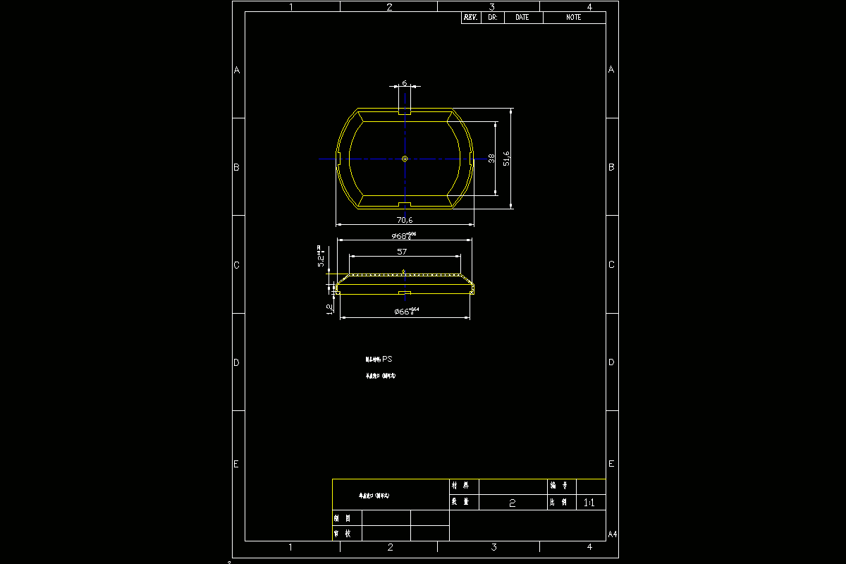 JJ4552-盒盖注塑模设计与制造【罩盖】