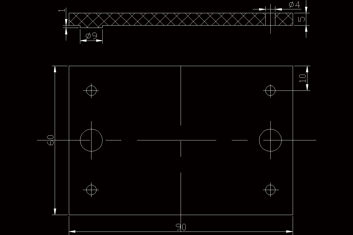 JJ4559-板形件塑料注射模模具设计