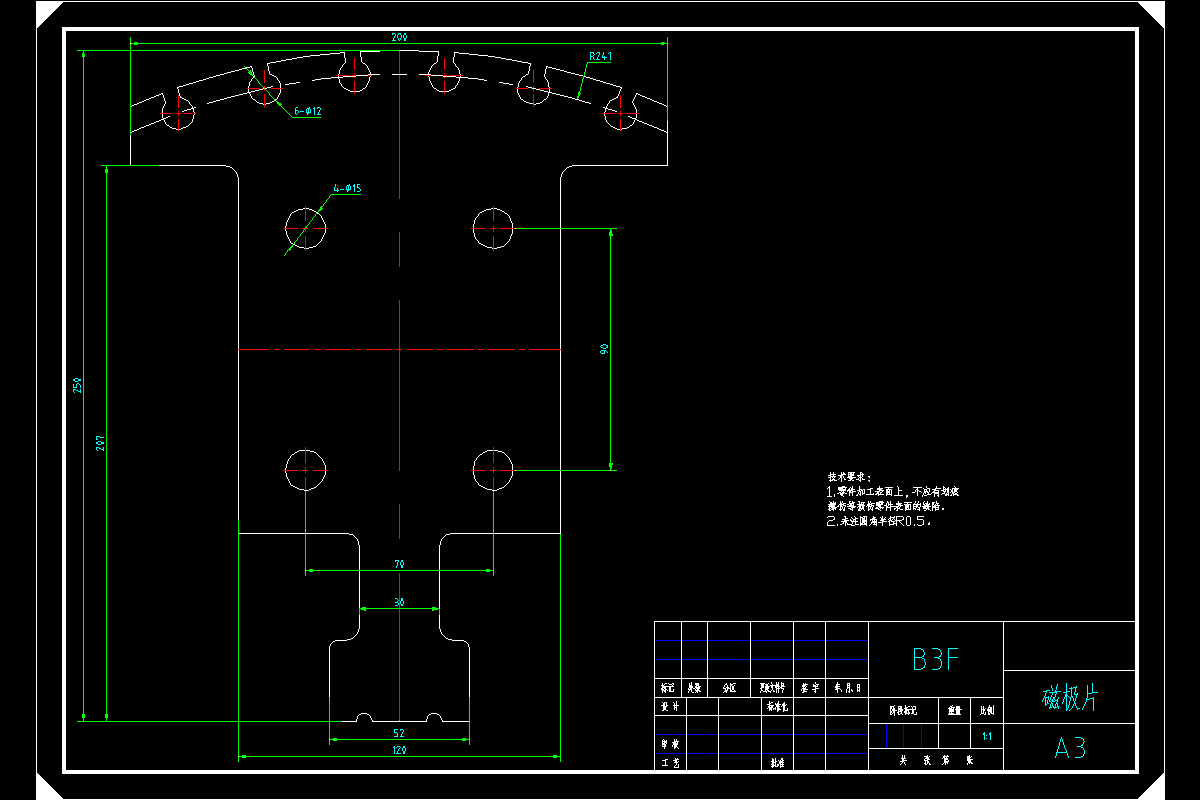 JJ4187-磁极片的冲压模具设计【含Proe三维图】