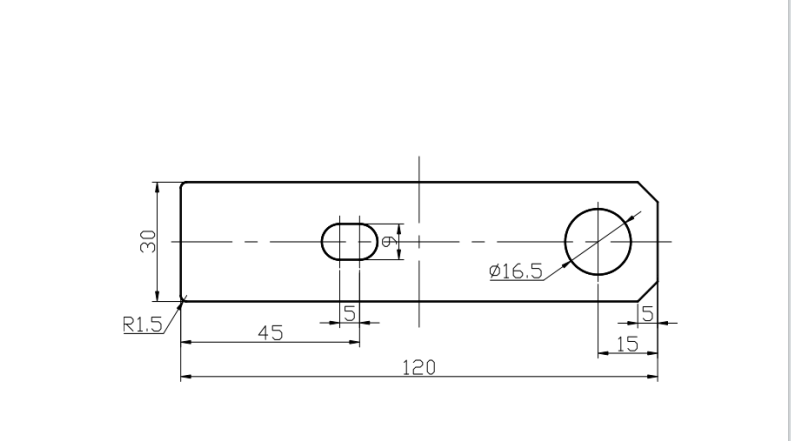 JJ4190-制动软管支架冲压工艺编制及落料冲孔复合模设计