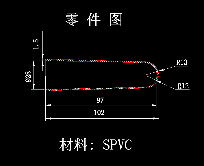 JJ4646-大长径比脚套注塑模设计