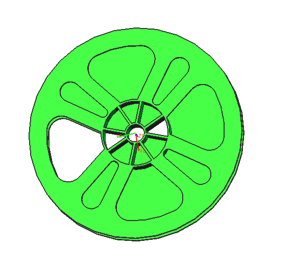 JJ4655-塑胶卷盘注塑模设计【含UG三维图】