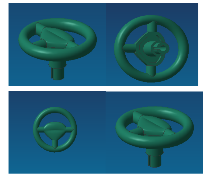 JJ4657-车模方向盘的注塑模具设计与制作【含UG三维图】