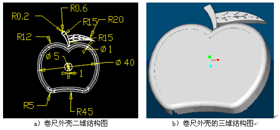 JJ4673-卷尺外壳的结构及其模具设计