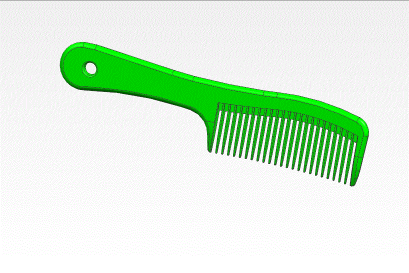 JJ4676-塑料梳子注射模具设计【含UG三维图】