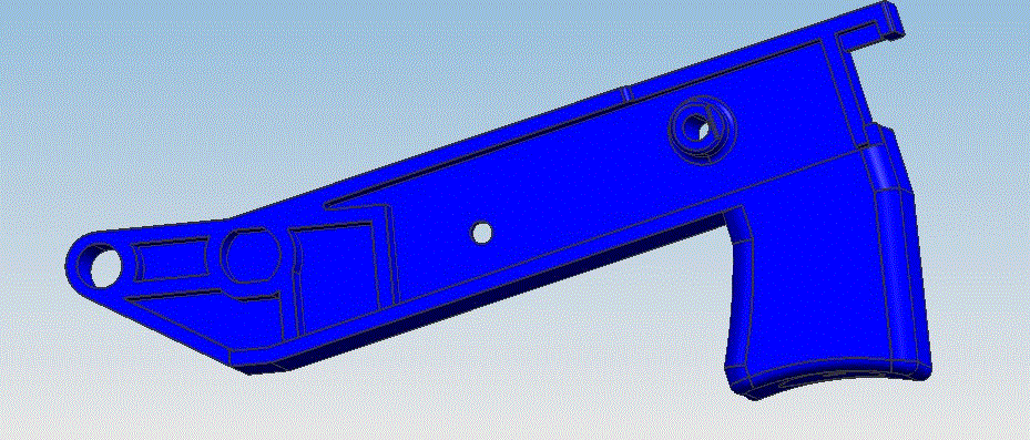 JJ4678-老板椅底支架注塑模具设计