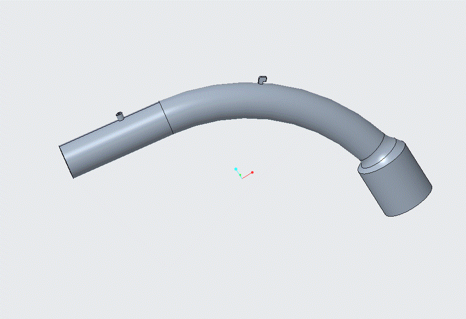 JJ4681-吸尘器弯管连接头注塑模设计【含Proe三维塑件图】