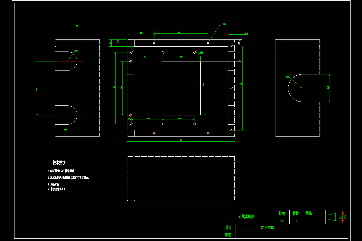 JJ4205-走线盒冲压模具设计与制造