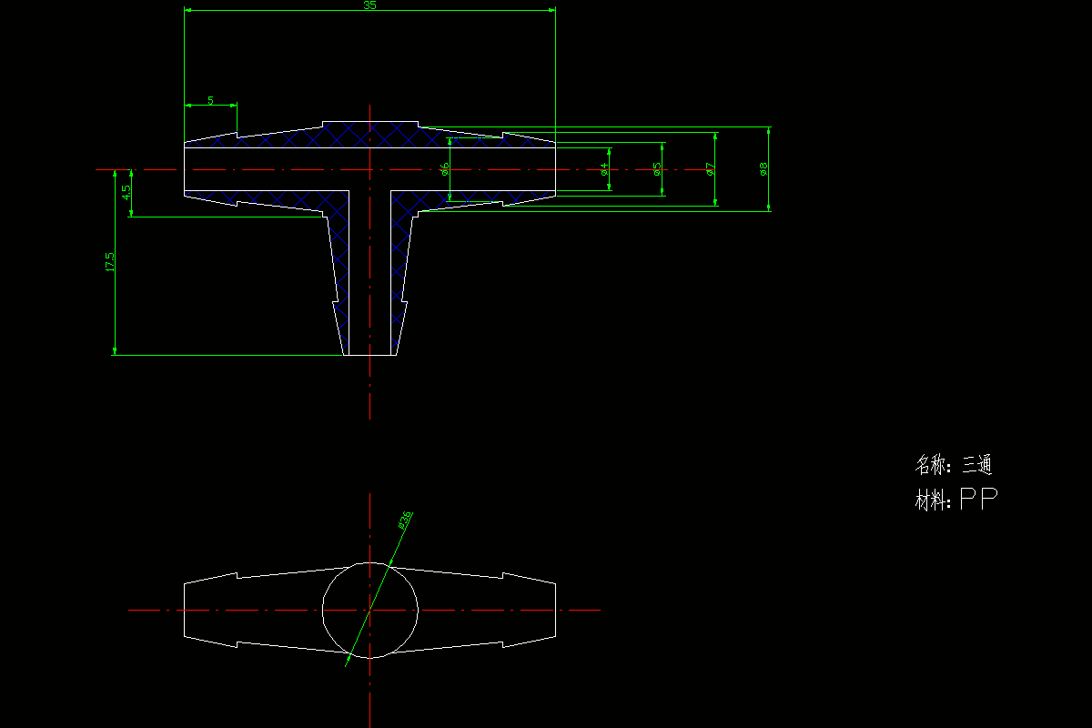 JJ4692-三通注塑模具设计