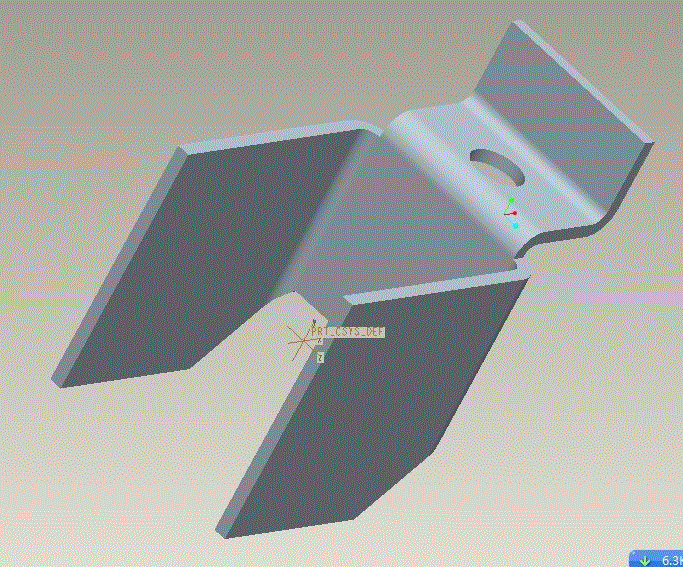 JJ4205-支撑板多工位冲压成形级进模设计【含Proe三维工件图】