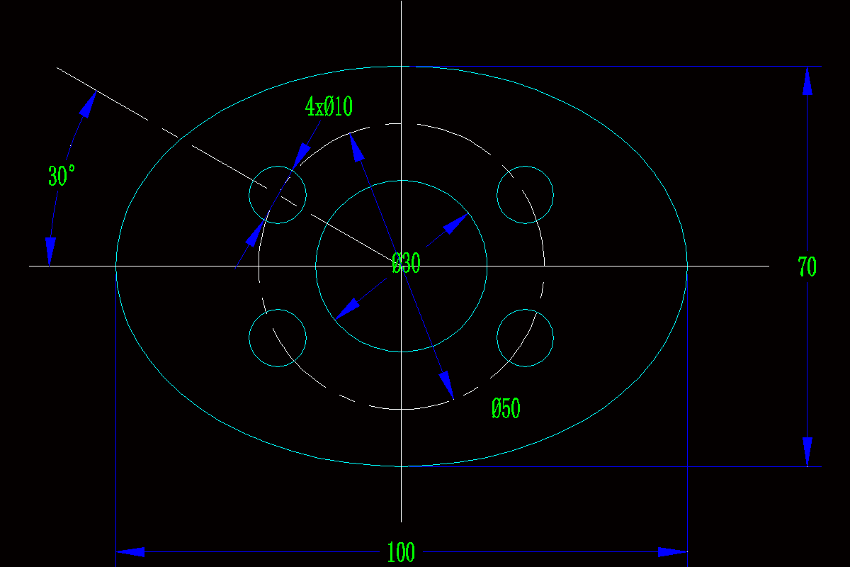 JJ4209-椭圆垫圈落料冲孔复合模具设计-长100