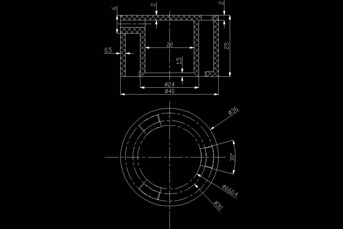 JJ4739-内凹锥形罩注塑模具设计