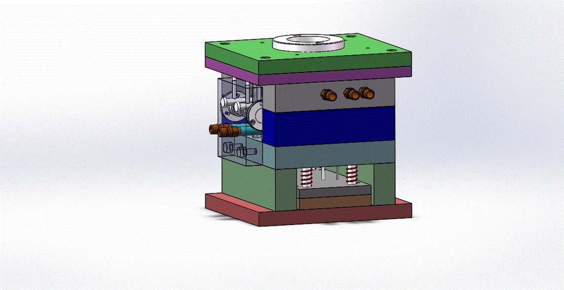 JJ4749-供暖管道非标准变径弯头注塑模具设计【含SW三维图】