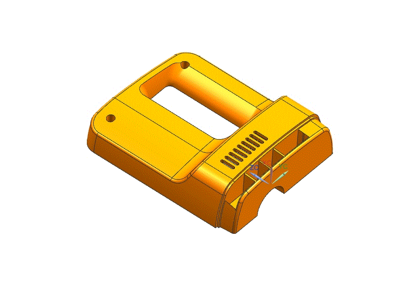 JJ4878-电锯托架外壳注塑模具设计【含UG三维图】