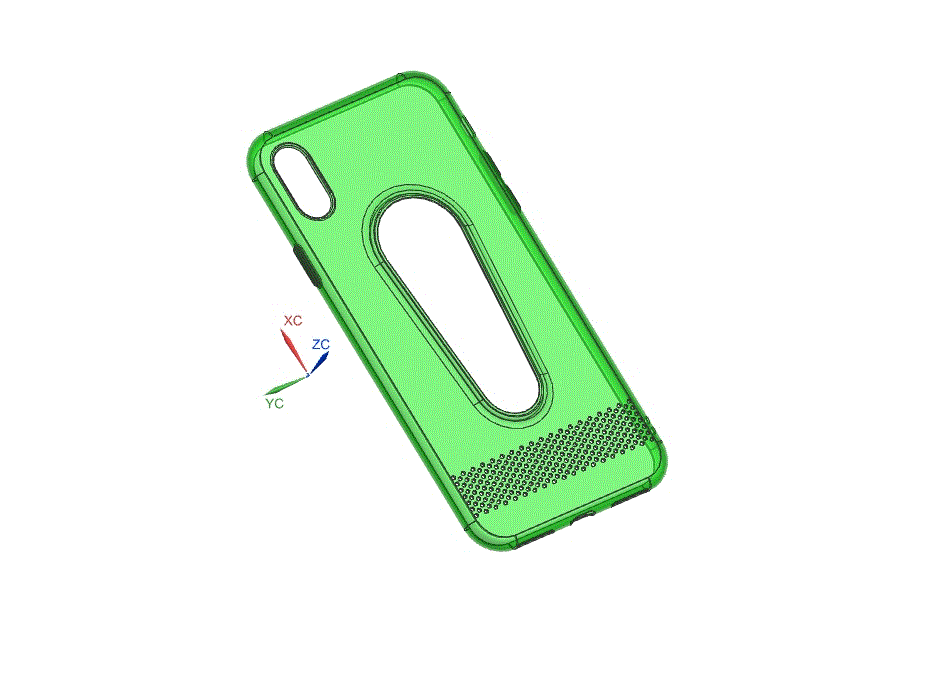 JJ4888-苹果iPhoneX手机壳、保护套的注塑模具设计【含UG三维图】