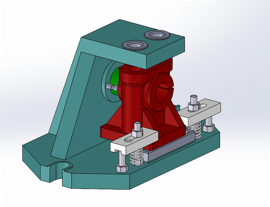 K1909-摇臂轴座加工工艺及钻2-Φ10.5孔夹具设计【含SW三维图】