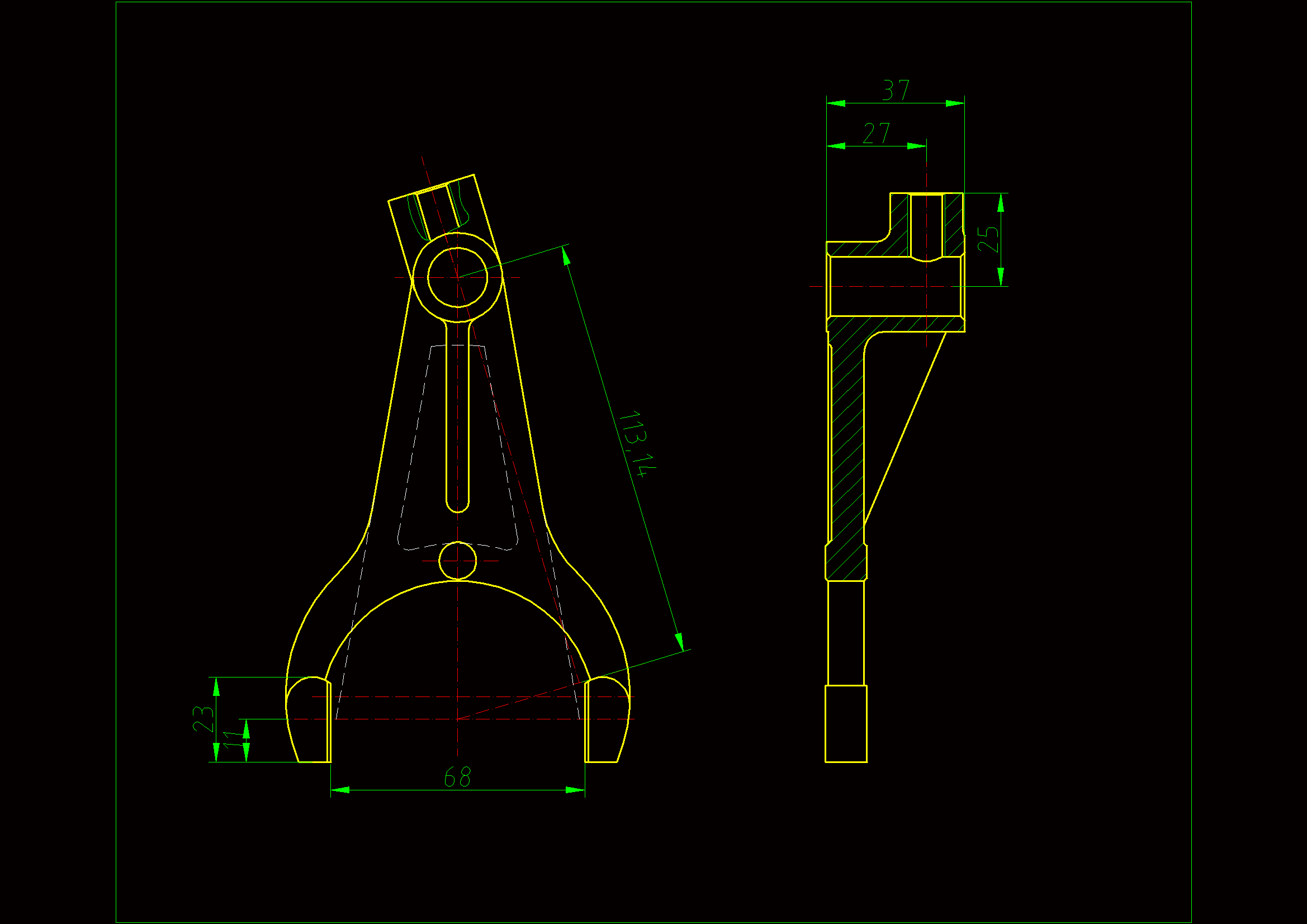JJ5113-高低档变速叉加工工艺及铣7a11端面夹具设计