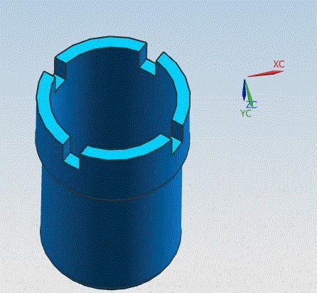JJ5139-纱桶注塑模具设计【含UG三维塑件图】