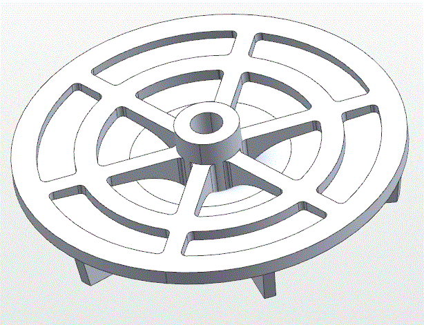 JJ5142-风扇叶轮压铸模设计及加工工艺【含三维塑件图】