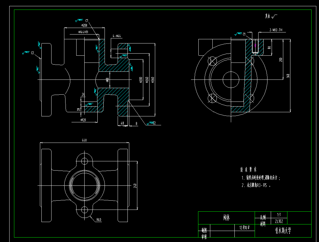 Q851-阀体铸造工艺设计