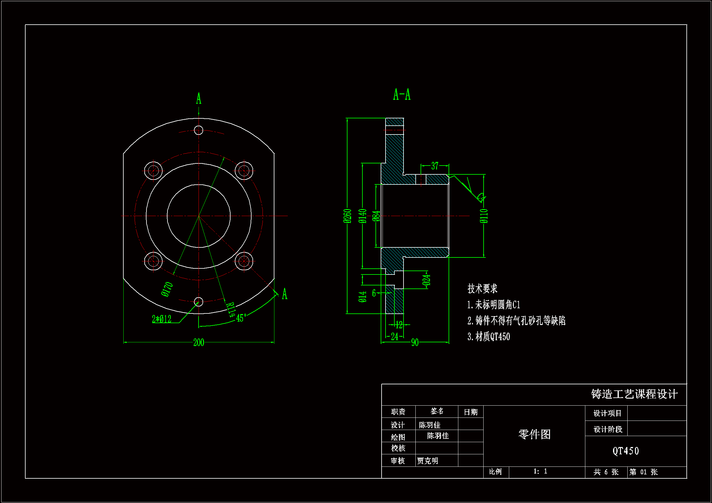P389-法兰盘铸造工艺设计
