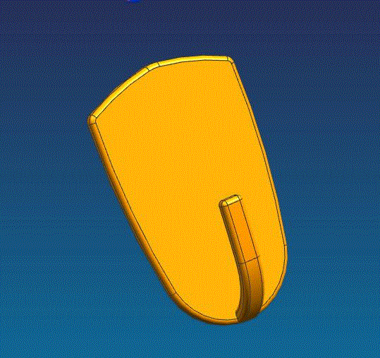 JJ5264-塑料挂钩注塑模具设计【含UG三维图】