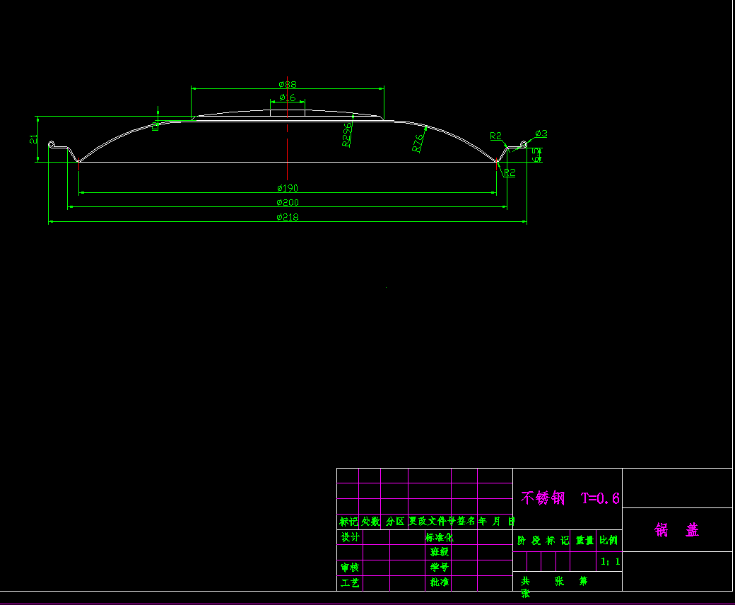 JJ4280-不锈钢锅盖多工序复合模设计-冲压模具