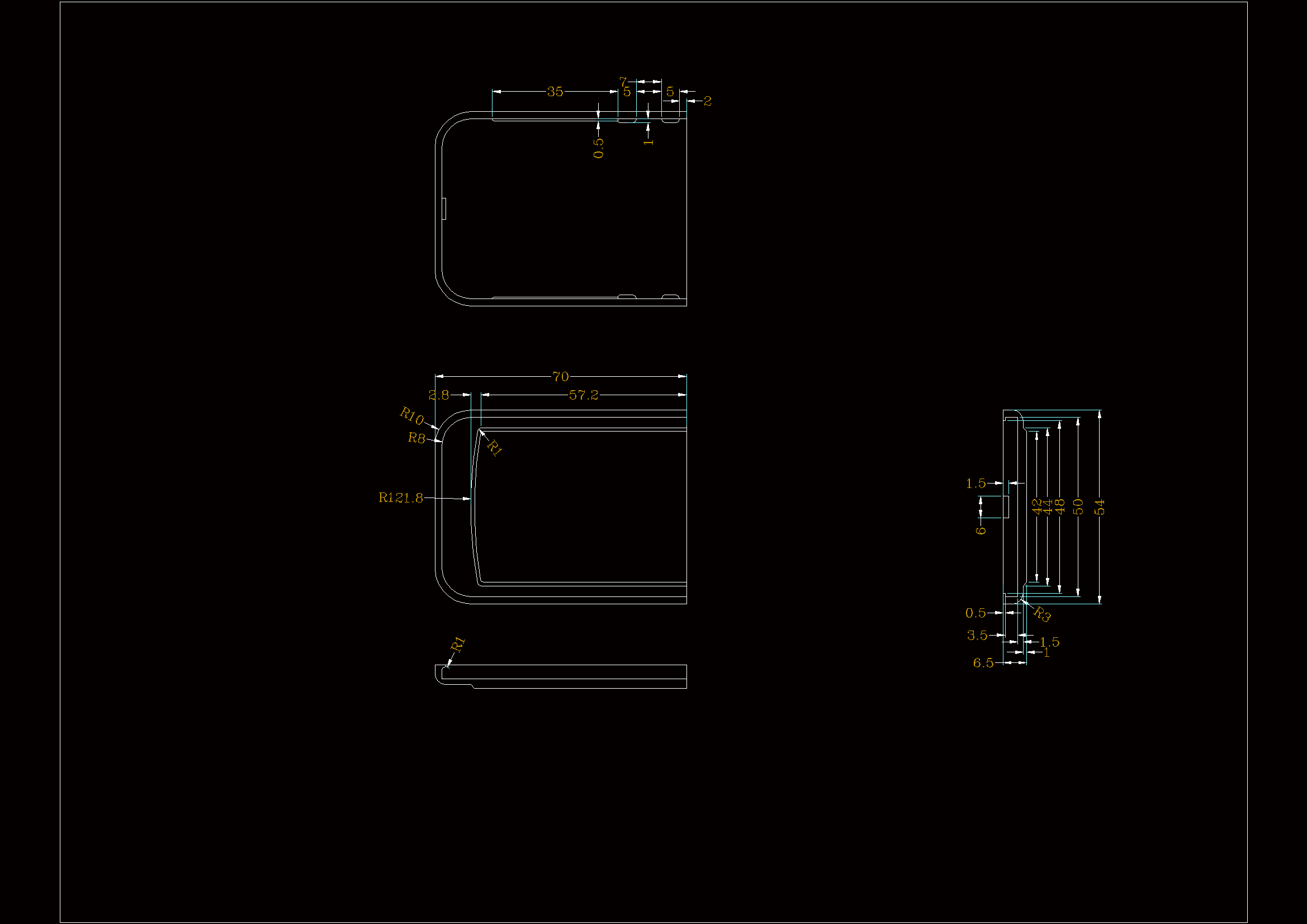 JJ5305-电池后盖注塑模具设计