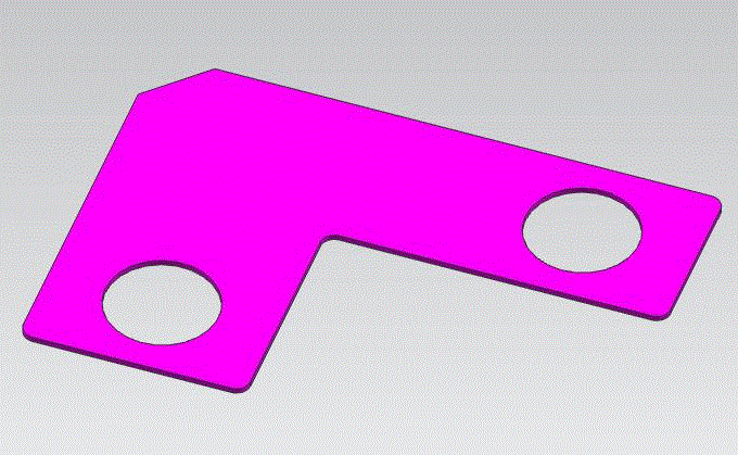 JJ5308-L形垫板冲压工艺及冲孔落料复合模具设计-长200