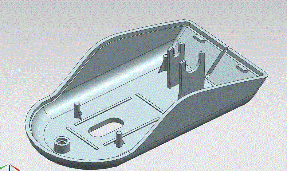 JJ5314-鼠标底壳外壳注塑模具设计【含UG三维图】