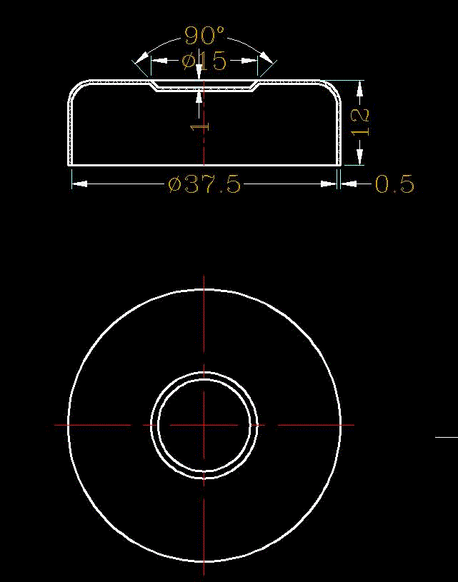 JJ5332-盒盖2注塑模具设计-长37.5