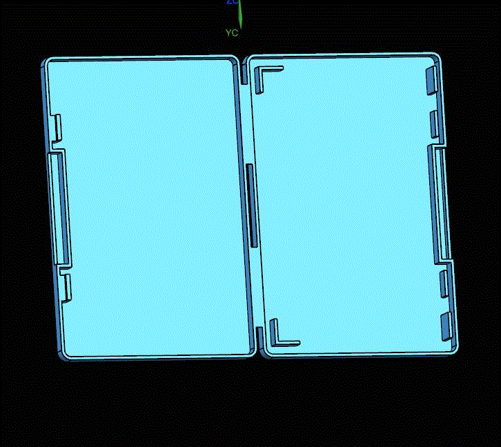 JJ5361-连体盒注塑模具设计【含UG三维图】