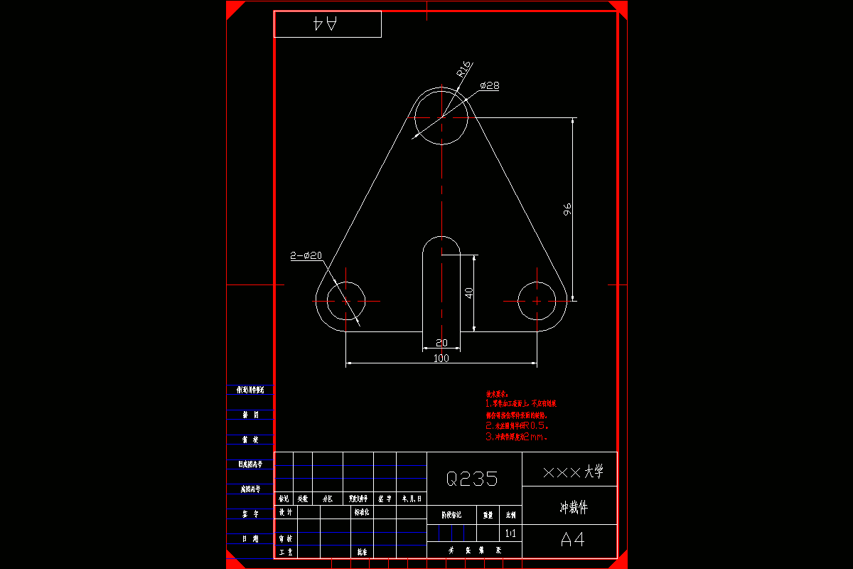 JJ4294-带槽三角形固定板冲压复合模设计【含三维图】