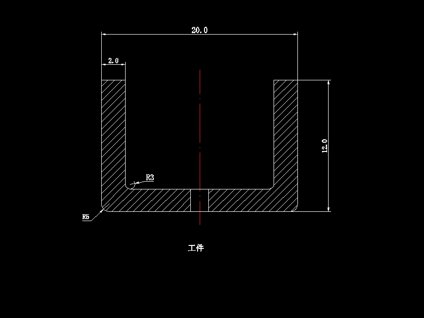 JJ4400-底孔U形筒形件、U型弯曲冲压成形工艺及模具设计-长20