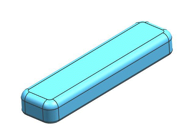 JJ5583-长条盒盖注塑模具设计-长200【含UG三维图】