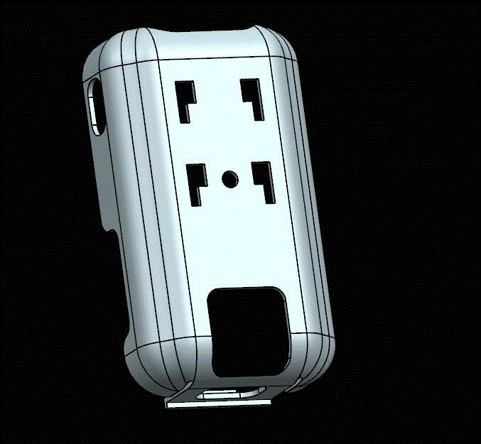 JJ5779-行车记录仪底座注塑模具设计【含UG三维图】